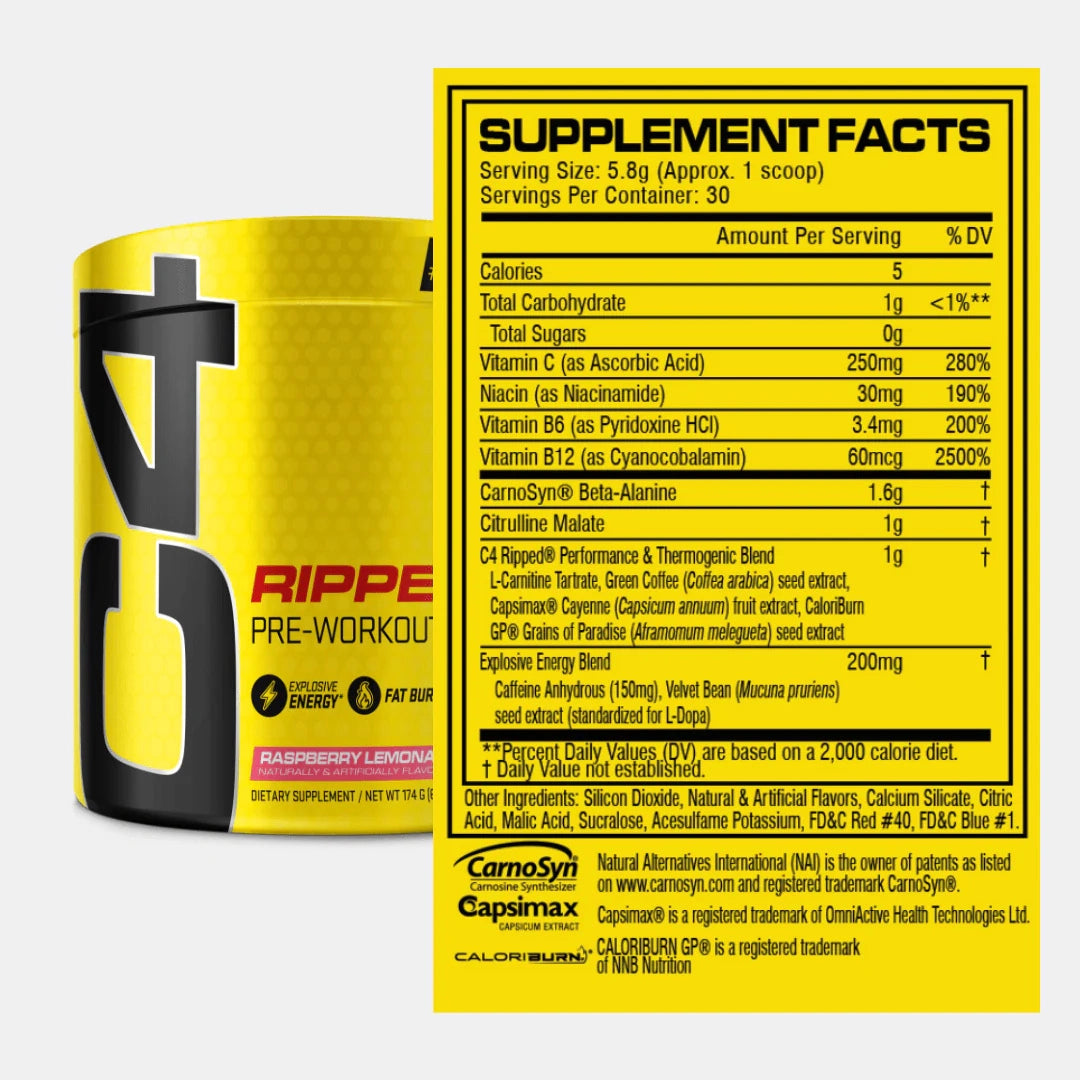 C4 Ripped Pre-Workout