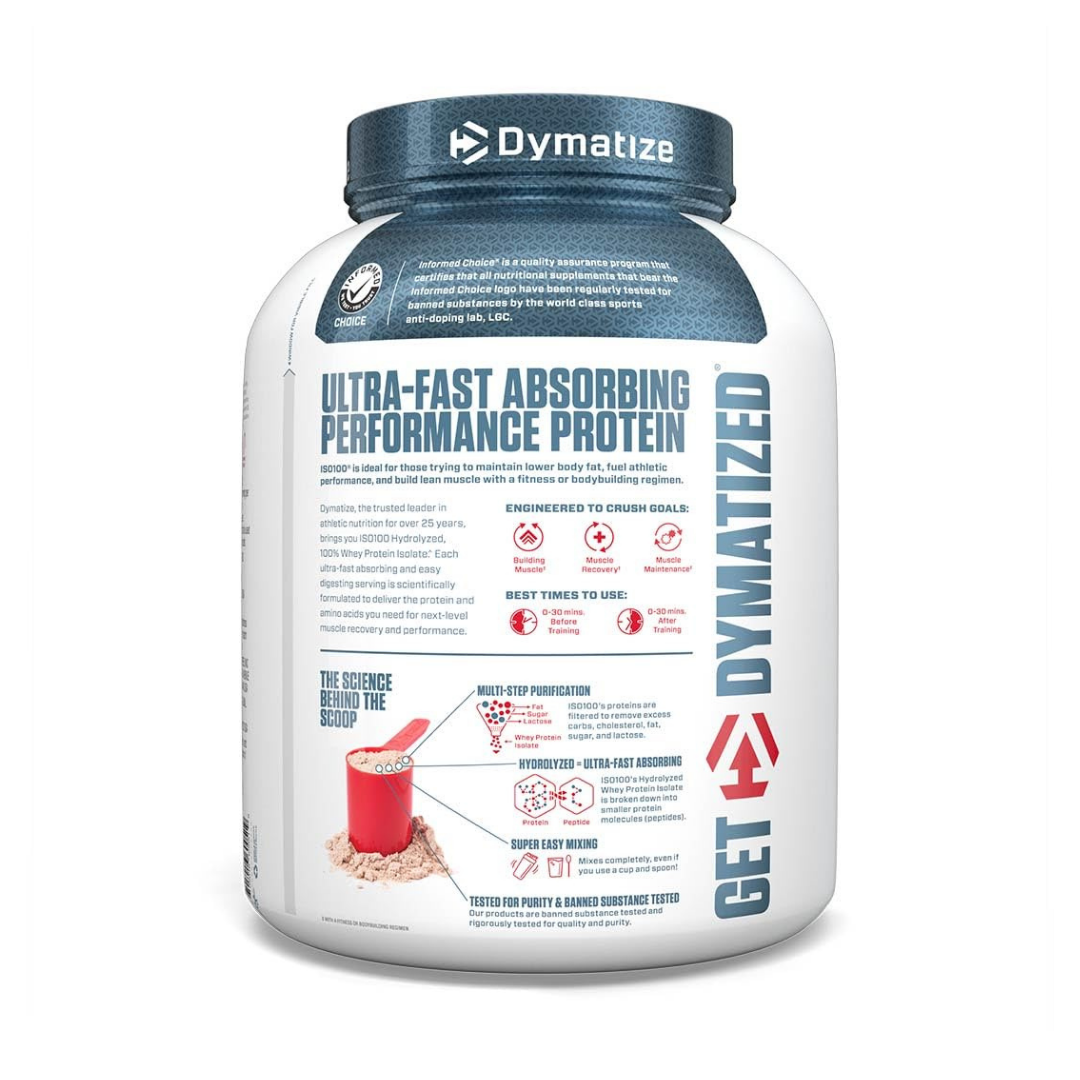 Dymatize Nutrition ISO100 Hydrolyzed Whey Protein