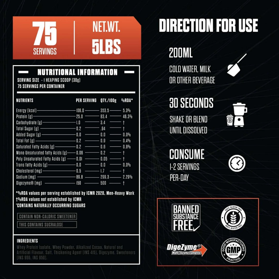 EXALT SUPPS The Isolation Whey Isolate