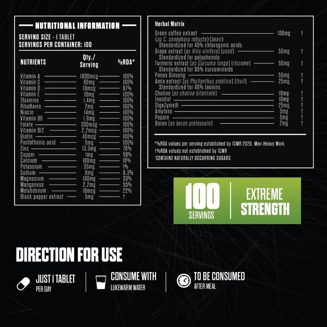 Exalt Supps The Vital Multivitamins