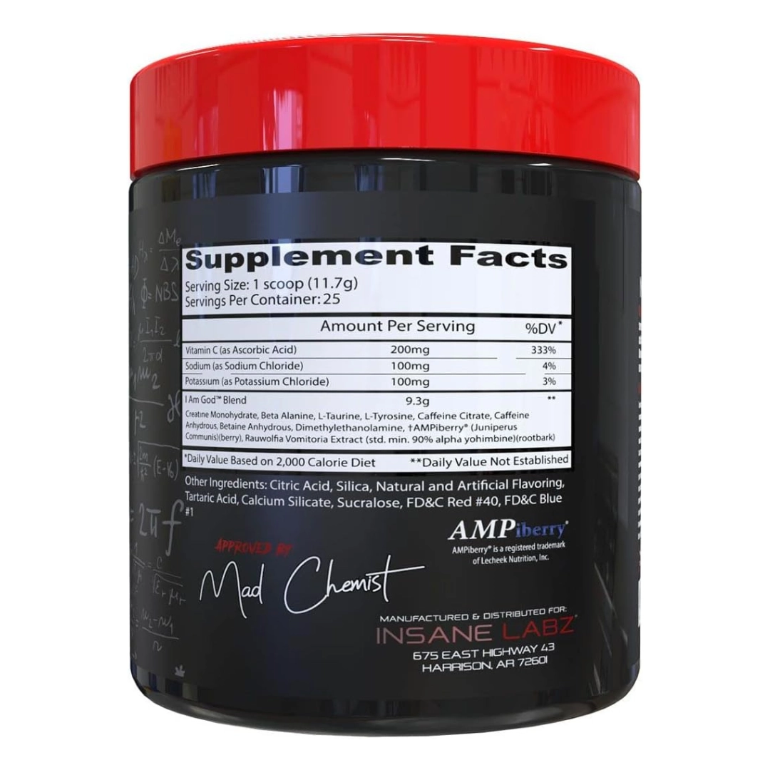 Insane Labz I am God Pre Workout