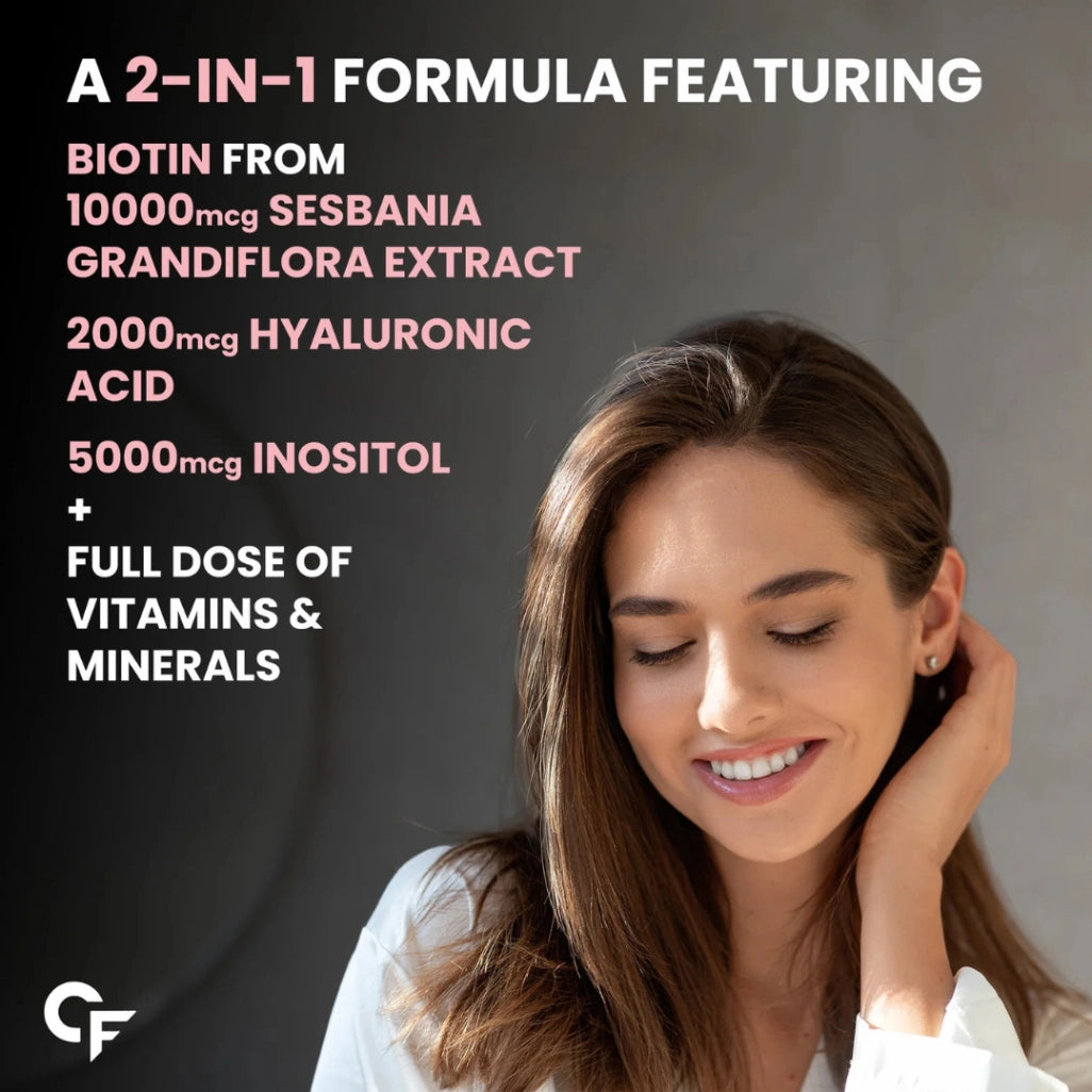 Carbamide Forte Biotin Supplement with 50 Multivitamin Ingredients