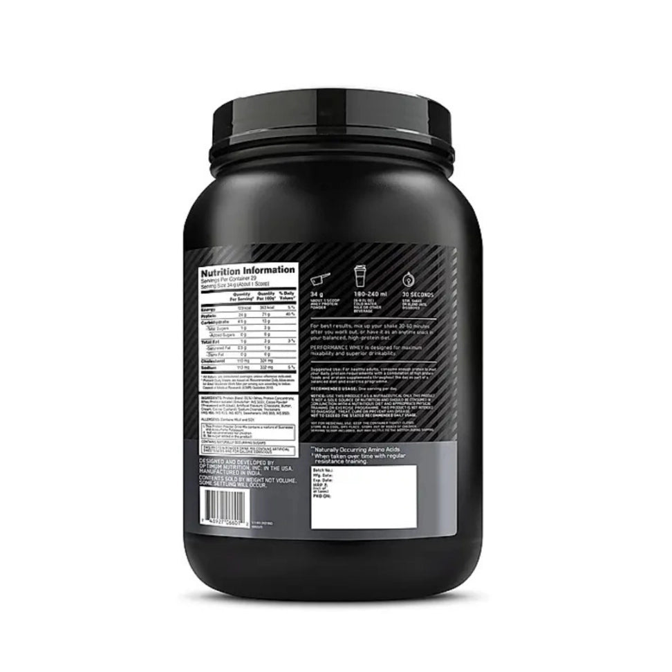 Optimum Nutrition Performance Whey