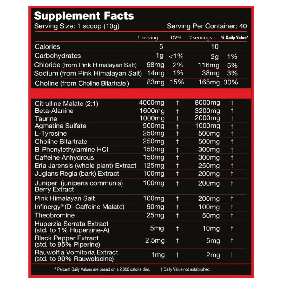 Killer Labz First Degree Advanced Pre-Workout