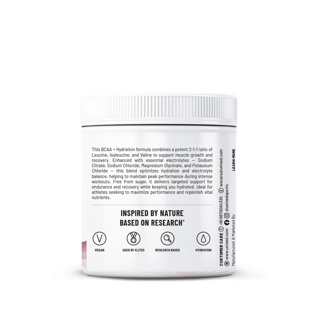 Unived BCAA + Hydration Mix – Fuel, Hydrate & Recover