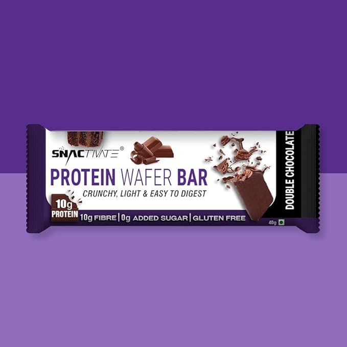 Snactivate Protein Wafer Bars | 10g Protein | Pack of 6 x 40g