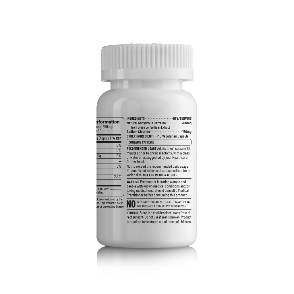 Unived Natural Caffeine Capsules