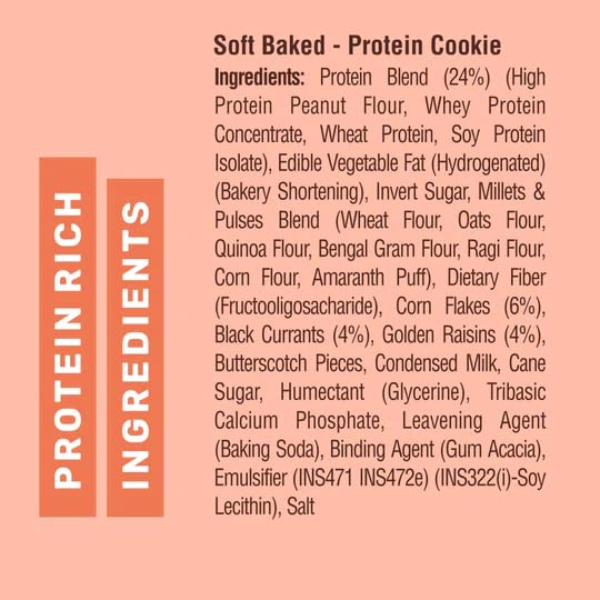 RiteBite Max Protein Cookies - Oats & Raisins (55g x 12)