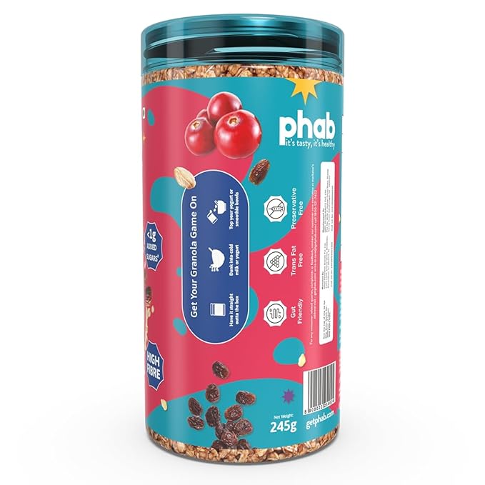 Phab Very Berry Blast Crunchy Granola