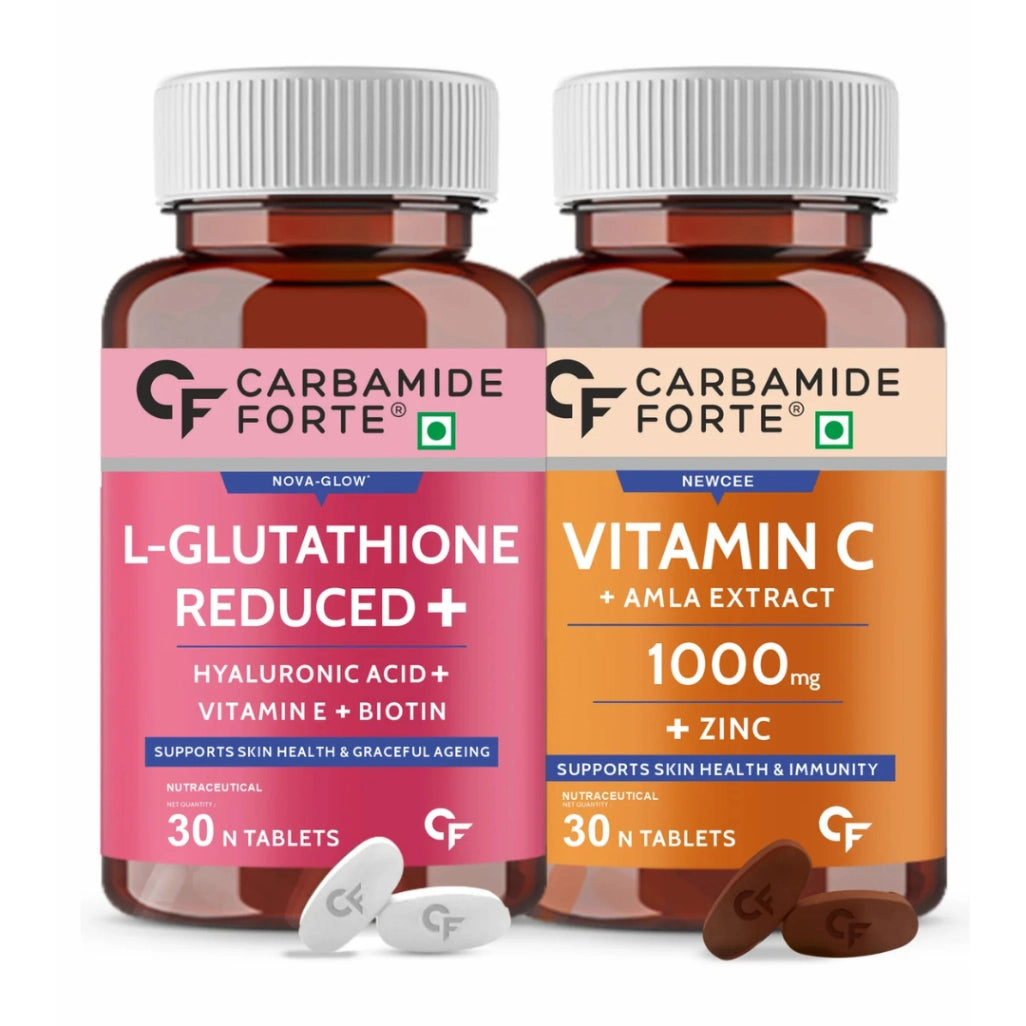 Carbamide Forte Japanese Reduced L Glutathione 500mg Tablets with Vitamin C from Amla Extract