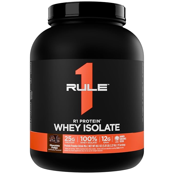 Rule 1 R1 Protein – 100% Whey Isolate