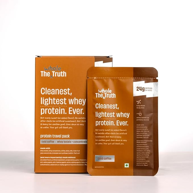 The Whole Truth Whey Protein Isolate + Concentrate - Travel Pack