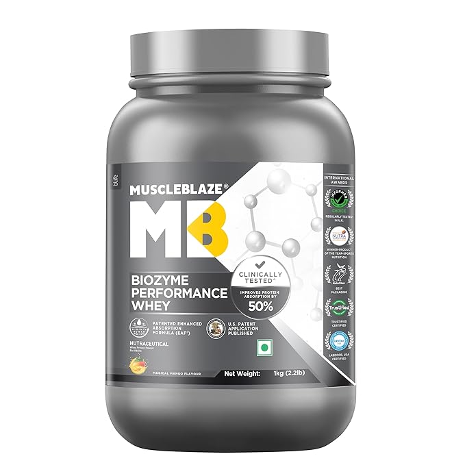 MuscleBlaze Biozyme Performance Whey