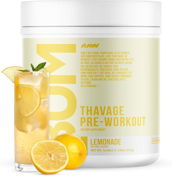 CBUM RAW Thavage Pre-Workout – Chris Bumstead’s Ultimate Energy & Focus Formula