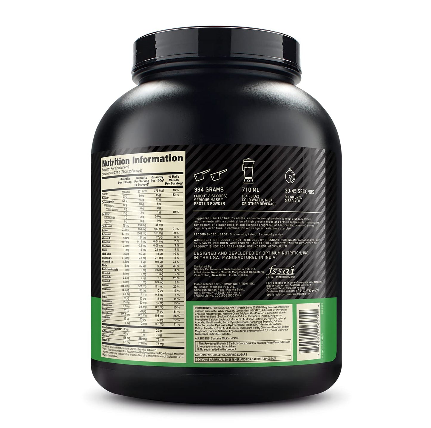 Optimum Nutrition Serious Mass