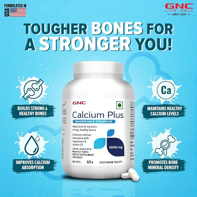 GNC Calcium Plus with Magnesium & Vitamin D3