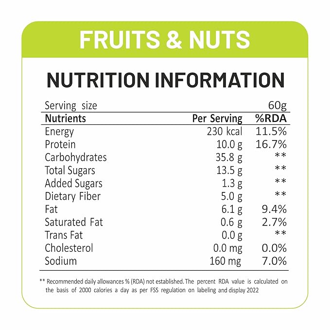 RiteBite Max Protein Granola – Fruits & Nuts | 500g