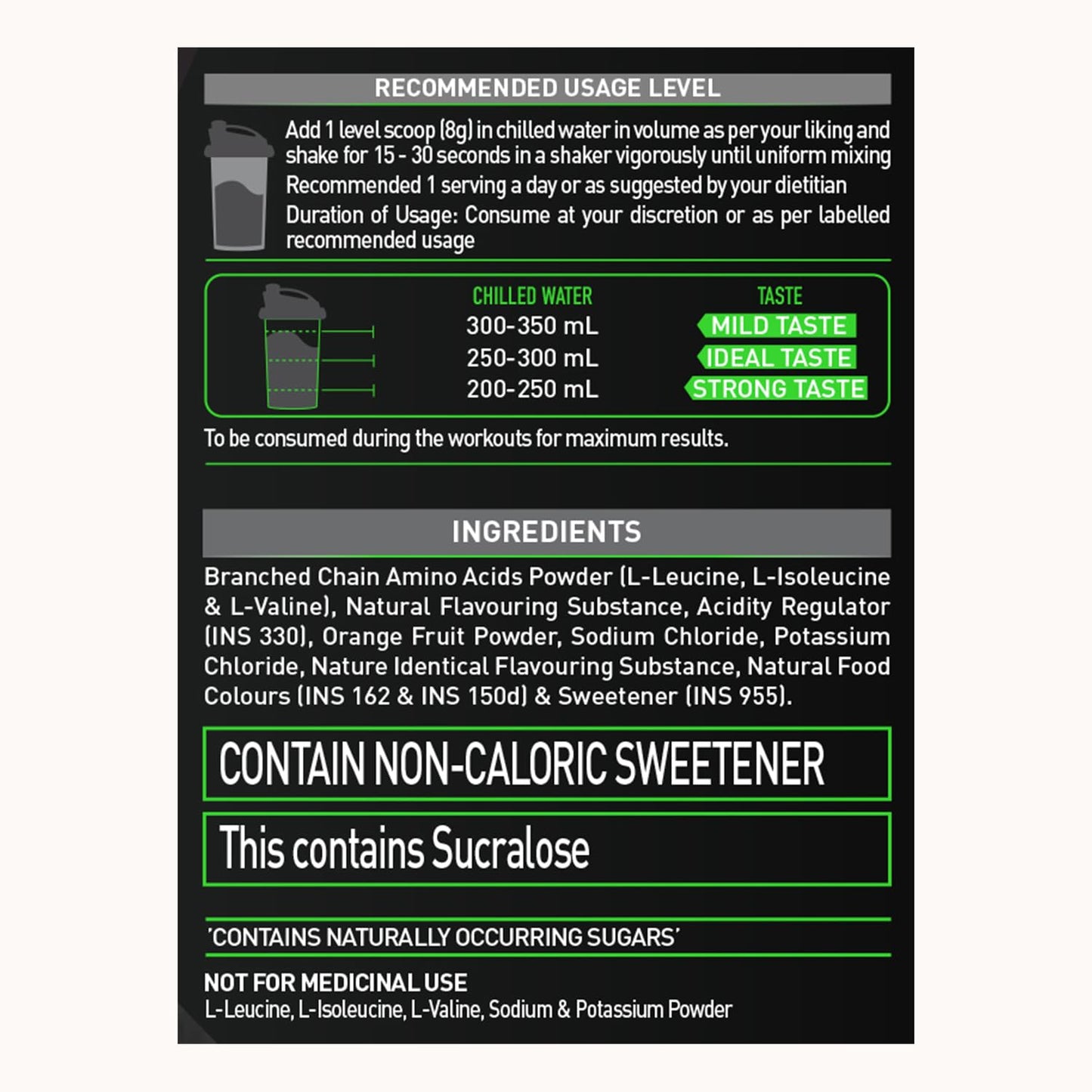 MuscleBlaze BCAA Pro + Electrolytes Powder