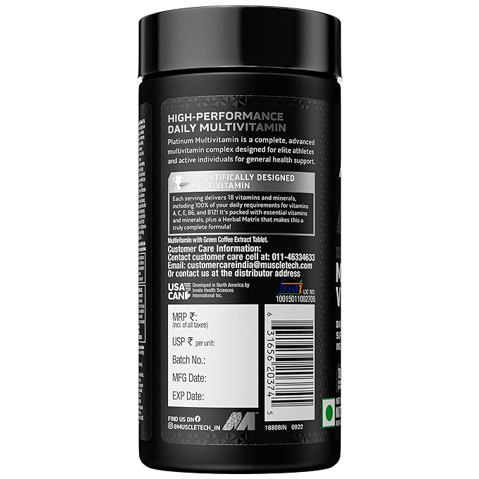 MuscleTech Platinum Multivitamin