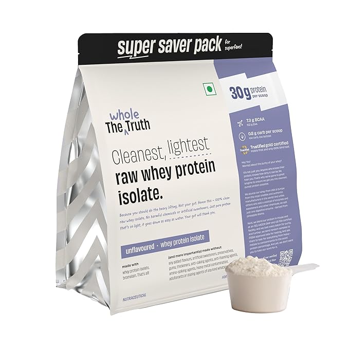 The Whole Truth Whey Protein Isolate – Unflavoured