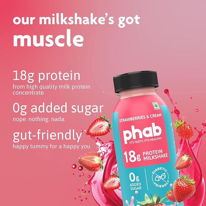 Phab Strawberry Protein Shakes