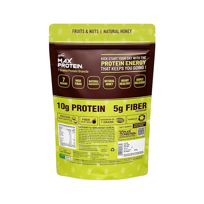 RiteBite Max Protein Granola – Fruits & Nuts | 500g