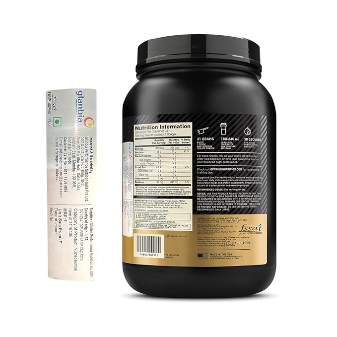 Optimum Nutrition (ON) Gold Standard 100% Isolate