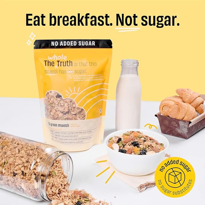 The Whole Truth – Breakfast Muesli | 5 Grains | 350g