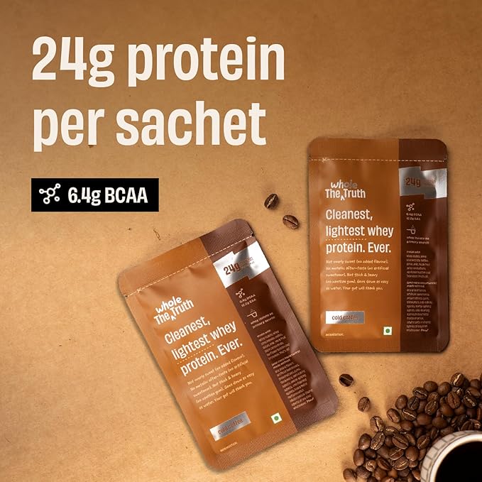 The Whole Truth Whey Protein Isolate + Concentrate - Travel Pack