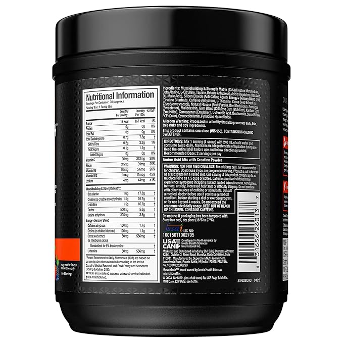 MuscleTech Vapor X5 β The Ultimate Pre-Workout Powerhouse