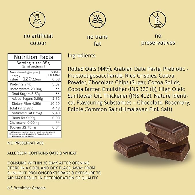 Phab Double Chocolate Crunchy Granola