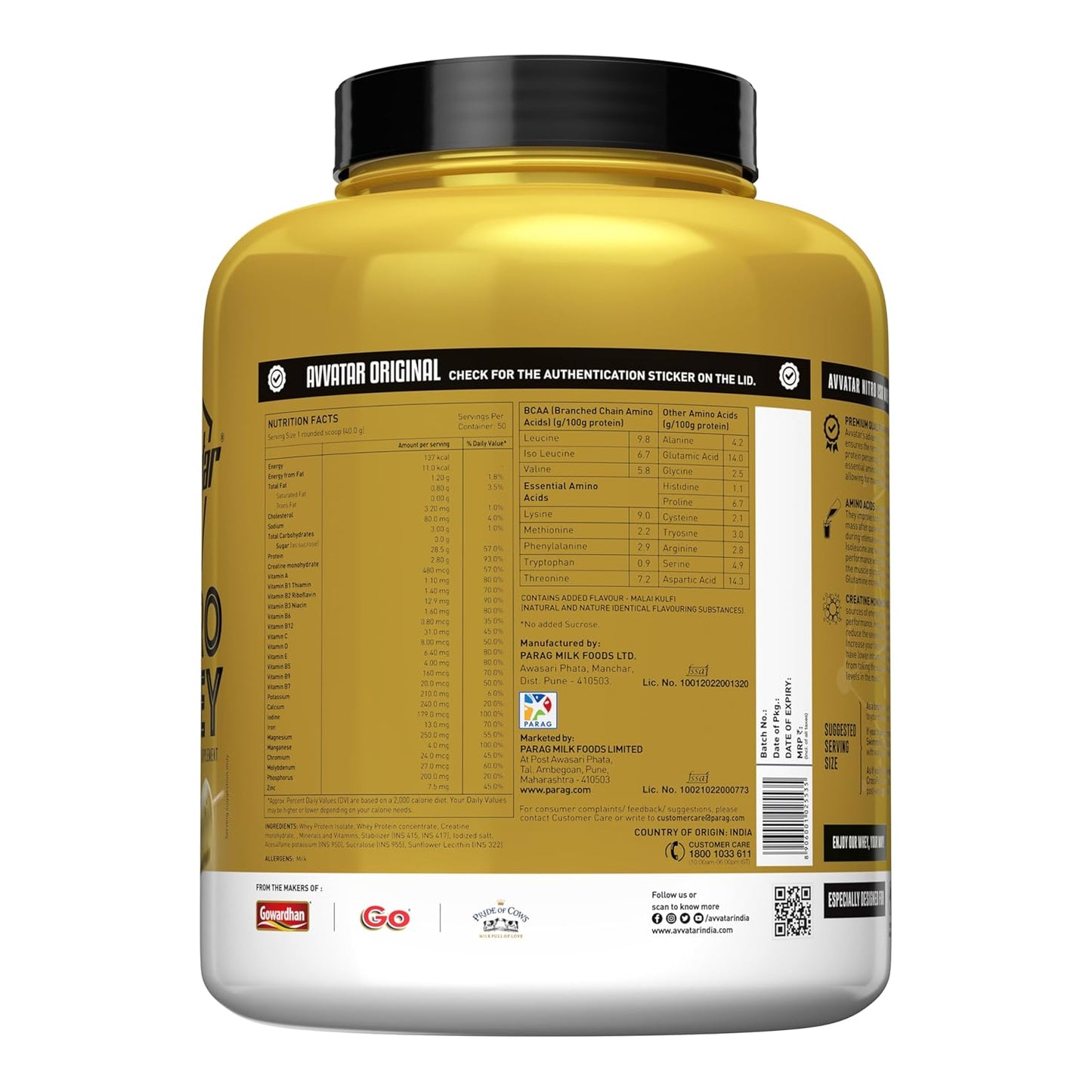 Avvatar Nitro ISO Whey
