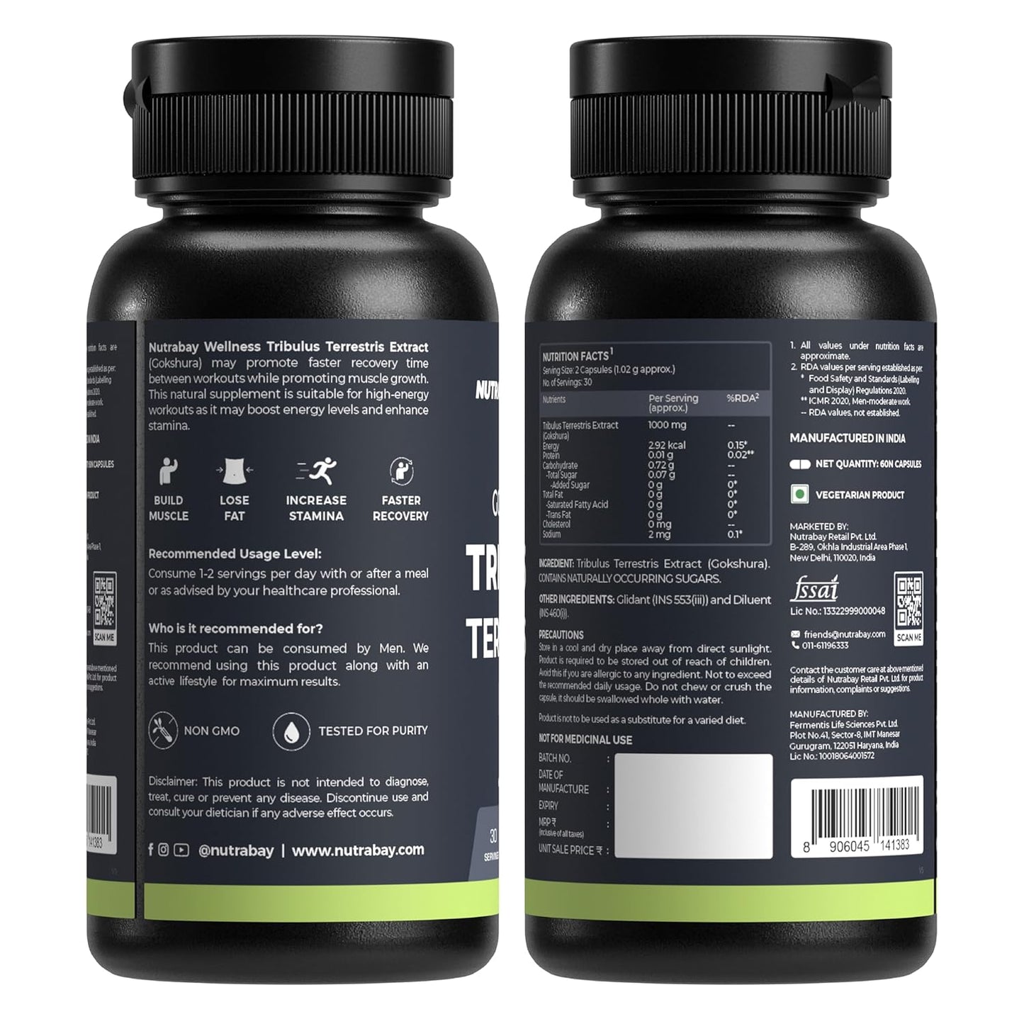 Nutrabay Wellness Tribulus Terrestris (Gokshura)