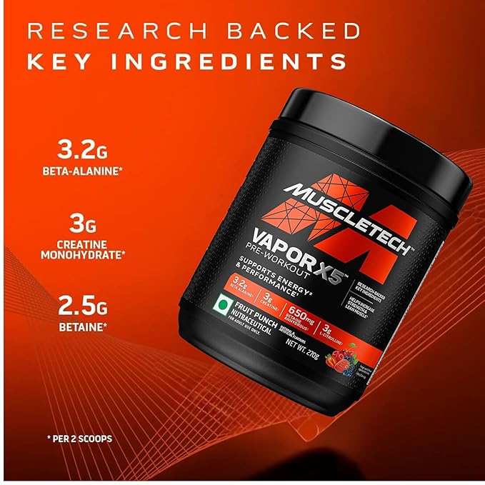 MuscleTech Vapor X5 β The Ultimate Pre-Workout Powerhouse
