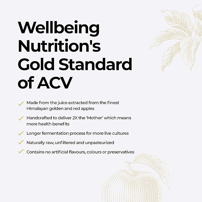 Wellbeing Nutrition Organic Himalayan Apple Cider Vinegar