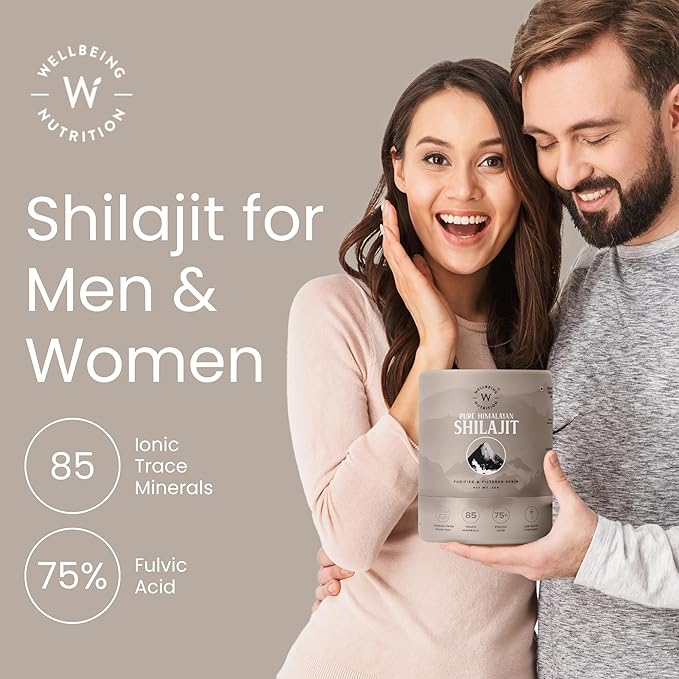 Wellbeing Nutrition Pure & Natural Himalayan Shilajit Resin