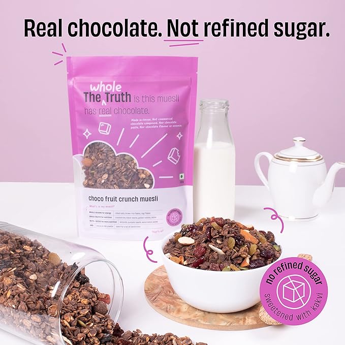 The Whole Truth – Breakfast Muesli | Choco Fruit Crunch | 350g