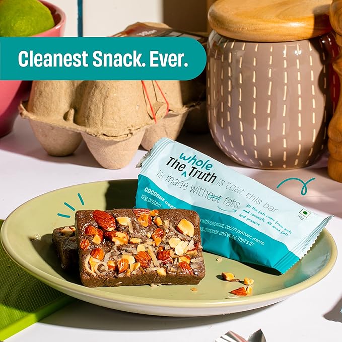 The Whole Truth – Protein Bars | Coconut Cocoa | Pack of 6 x 52g