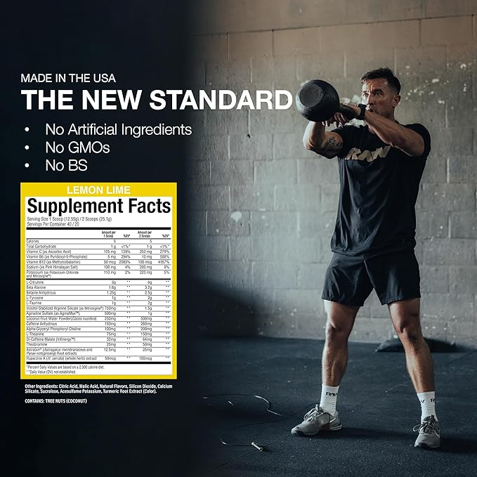 CBUM RAW Thavage Pre-Workout – Chris Bumstead’s Ultimate Energy & Focus Formula