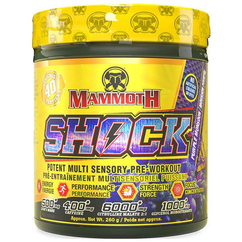 Mammoth Supplements Shock Pre-Workout