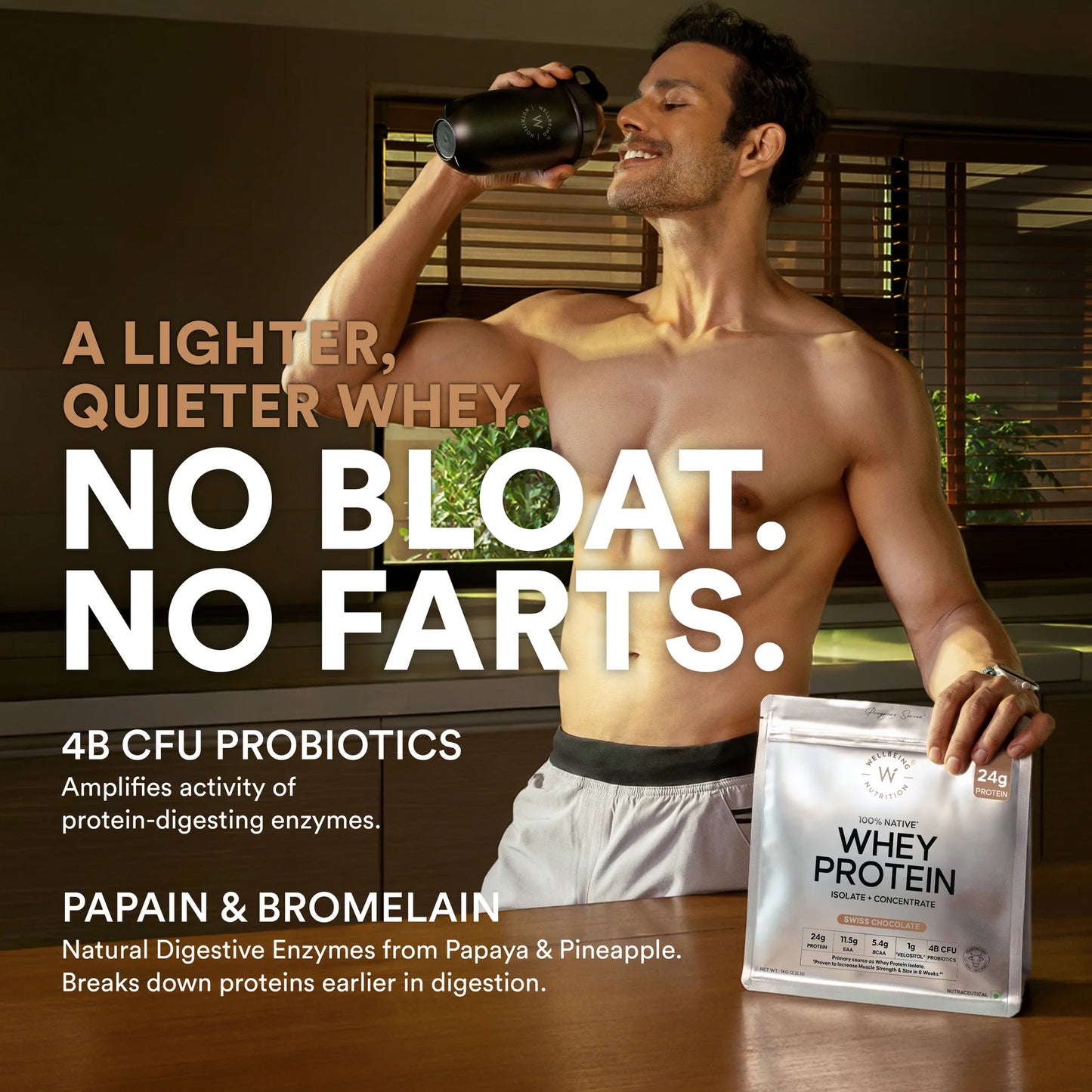 Wellbeing Nutrition Whey Protein Isolate + Concentrate