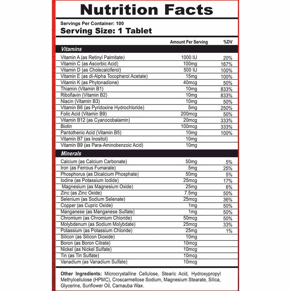 Americanz Muscles Professional Multi-Vitamin