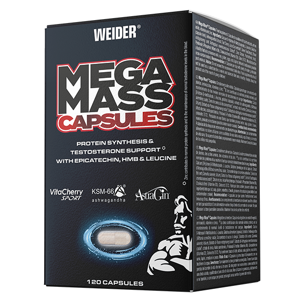 Weider Mega Mass Caps โ Ultimate Muscle Growth Stimulator