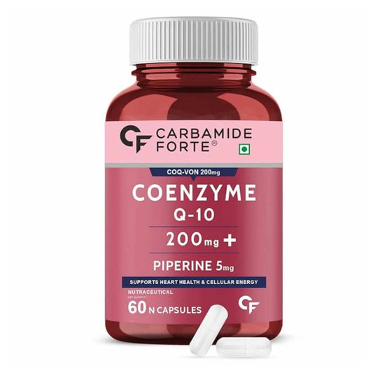 Carbamide Forte Coenzyme Q10 (CoQ10) 200mg with Piperine 5mg