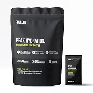 Fuelled Peak Hydration Electrolytes – Salted Pineapple Flavour (300g | 30 Sachets)