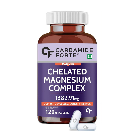 Carbamide Forte Chelated Magnesium Glycinate Citrate Supplement