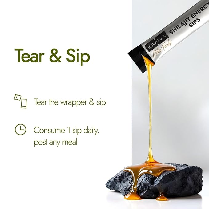 Kapiva Shilajit Energy Sips