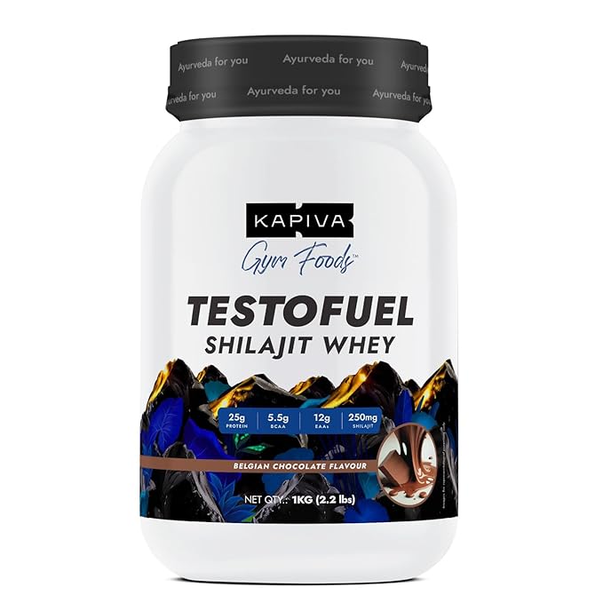 Kapiva Testofuel Shilajit Whey Protein