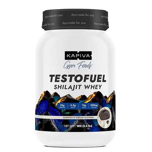 Kapiva Testofuel Shilajit Whey Protein