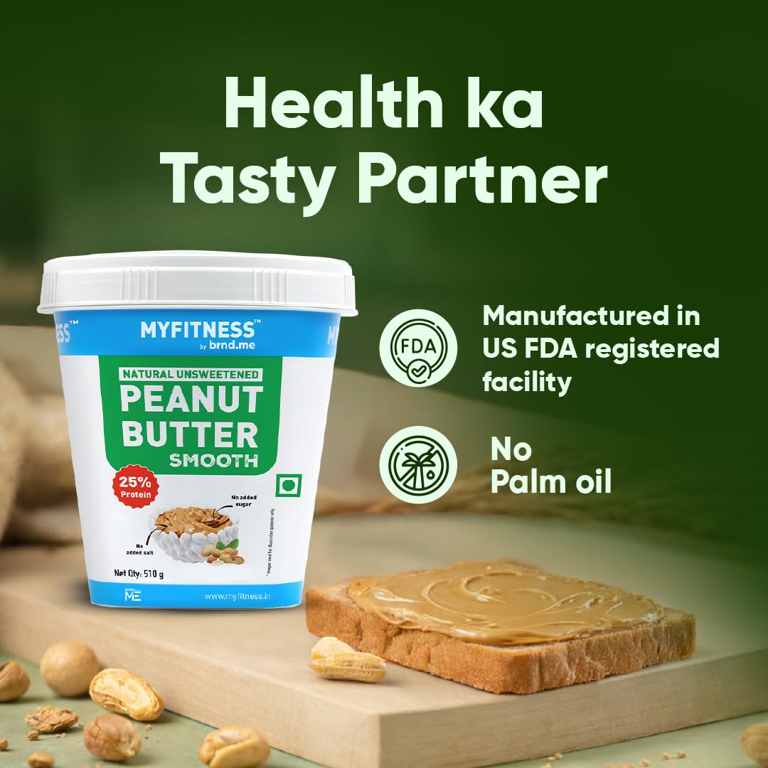 MYFITNESS All Natural Peanut Butter (Smooth)